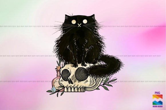 Black Cat Spooky Halloween