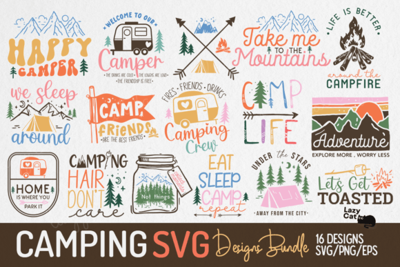 Camping SVG Design Bundle