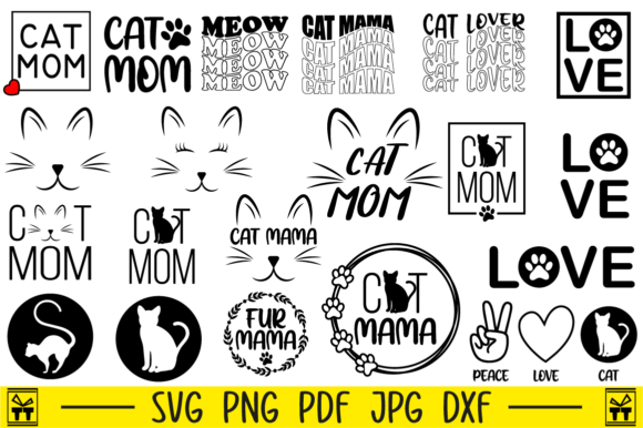 Cat Mama Designs - Cat Clipart