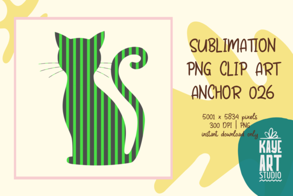Cat Sublimation PNG Clip Art 026