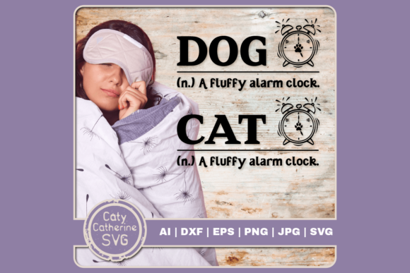 Dog Cat a Fluffy Alarm Clock Bundle