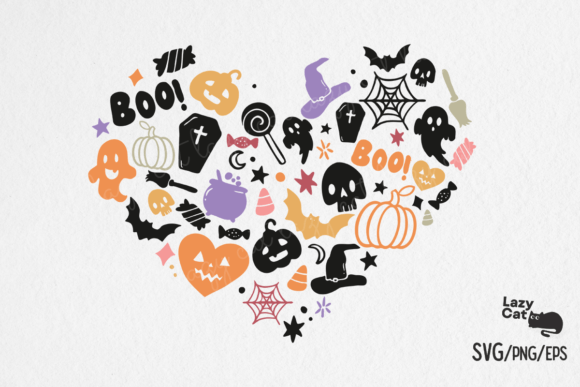 Doodle Halloween SVG Design