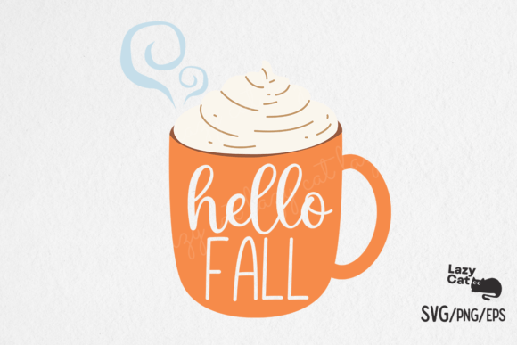 Hello Fall SVG Design