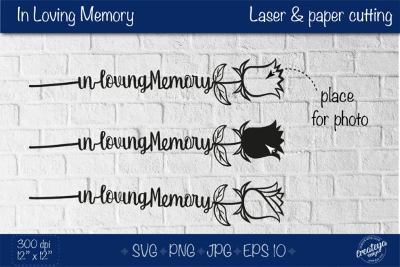 In Loving Memory Svg, Memorial Day