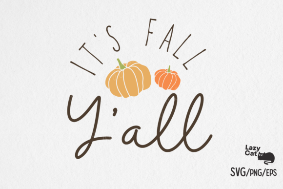 It's Fall Y All Pumpkin SVG Design